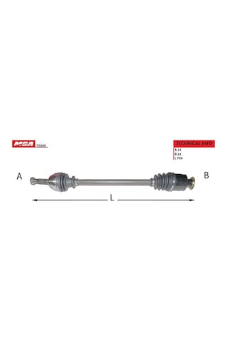 AKS KOMPLE SAG RENAULT R9 R11 7701349660-8200323961 MGA-70200 AKS KOMPLE SAG RENAULT R9 R11 7701349660-8200323961 MGA-70200