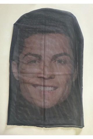 Cristiano Ronaldo 3 Boyutlu Nefes Alabilen Ünlü Maskesi