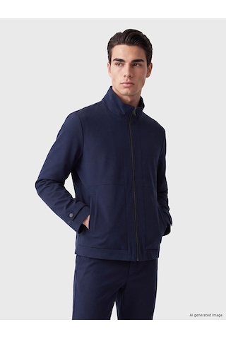 Lcwaıkıkı Classic Lacivert Regular Fit Dik Yaka Erkek Ceket
