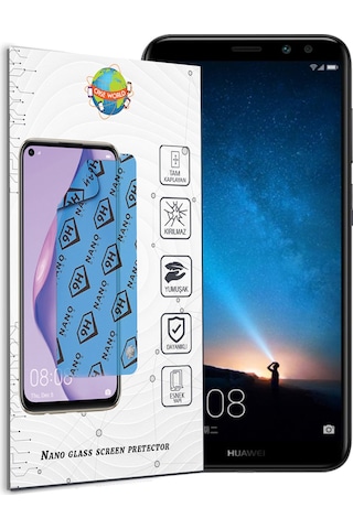 Huawei Mate 10 Lite Nano Ekran Koruyucu Kırılmaz Esnek Cam