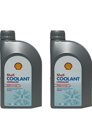 Shell Coolant Lonflife 4 Mevsimlik Kırmızı Antifriz 1 L (2 Adet)