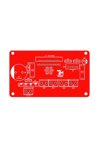 4 Kanal Stereo Amfi Devresi 4X49 Watt Ab Sınıfı Tda7386-Tda7388