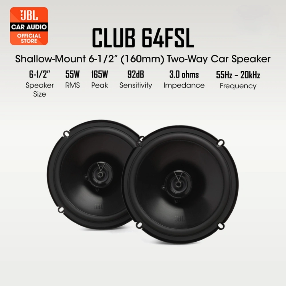 Jbl 16cm Hoparlör - Jbl Club 64fsl Kapı Hoparlörü - Jbl Profesyonel Hoparlör 16cm