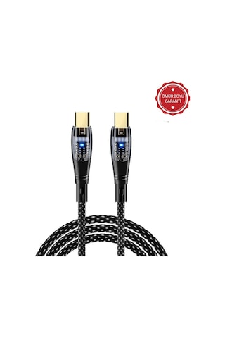 Schitec 6a 60w Type-c To Type-c 1m Hızlı Şarj Kablo Siyah Yk250s