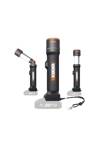 Worx Wx027.9 20volt 510 Lümen Çok Fonksiyonlu Led Fener Akü Dahil Değildir Fr Wx027.9