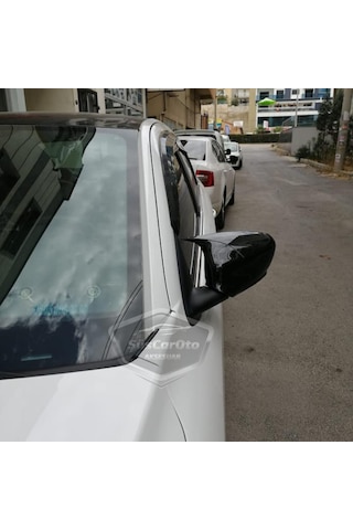 ŞüsCarOto Peugeot 301 2012-2019 Batman Yarasa Ayna Kapağı Piano Black ABS Plastik (00)