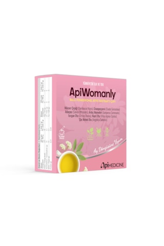 Apimedicine Apiwomanly Fonksiyonel Bitki Ekstrakt Çayı 12 Stick 84 G