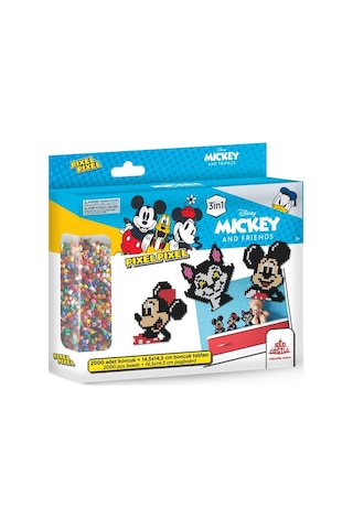 Pixel Pixel Boncuk Aktivite Ve Oyuncak Seti, Disney Mickey & Friends 2000 Boncuk Bb29-03