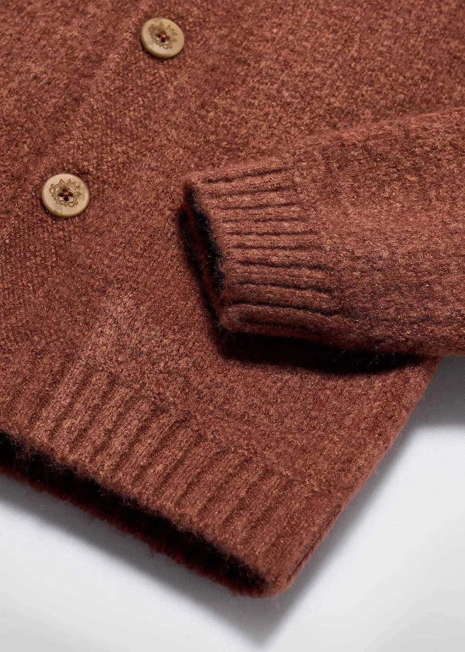 Mayoral Abel&lula Kız Çocuk Triko Hırka Kahverengi