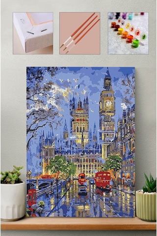 Sayılarla Boyama Seti - Londra Sokakları