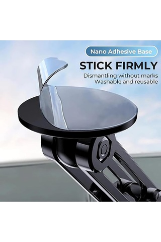 Monyee Magneetik Araç Telefon Tutucu 360 Döner Katlanabilir, Çok Amaçlı, Yüksek Kaliteli, Pembe Altın Diğer