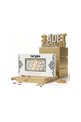 Tatşen Lokum Safranbolu 3x750 Gr