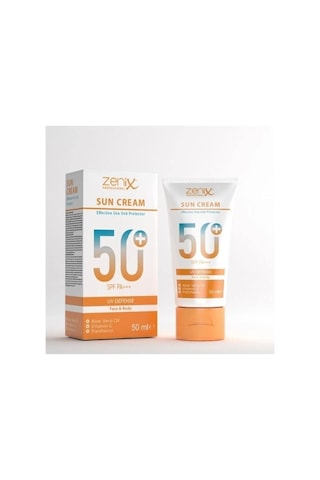 Zenix Yüz Güneş Koruyucu Krem SPF50+ 50 ML