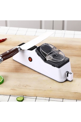 Padalink Ev İçin Usb Bağlı Kolay Kullanım Lişe Aleti - Pratik Taş İle Eski Bıçakları Yenile - Günlük Kullanıma İdeal