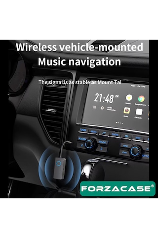 Forzacase Tv, Araç, Bilgisayar Uyumlu 2in1 Aux Bluetooth 5.4 Kablosuz Ses Adaptörü - Fc1130