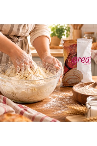 Ekmek Geliştirici 2'li Avantaj Paket Ekmek, Hamburger, Bazlama, Simit Ve Poğaça İçin 1000 Gr