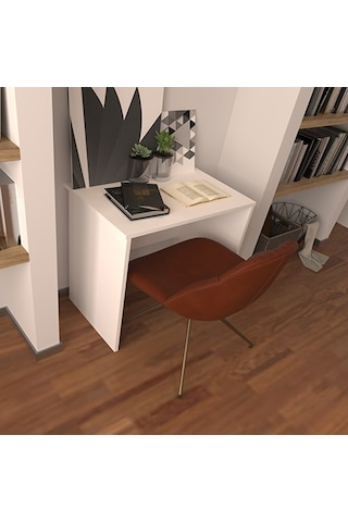 Modern Beyaz Çalışma Masası Beyaz