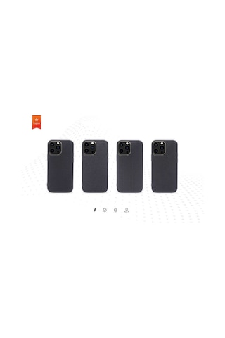 Kajsa Apple Uyumlu iPhone 13 Pro Max Kılıf Kajsa Preppie Serisi Dark Kapak ZORE-219984