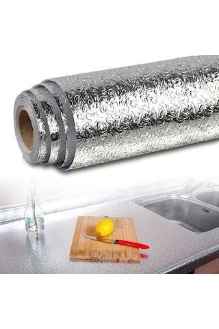 River World 2 M'lik 60 Cm Genişliğinde Kendinden Yapışkanlı Alüminyum Folyo Duvar-tezgah-dolap Kağıdı