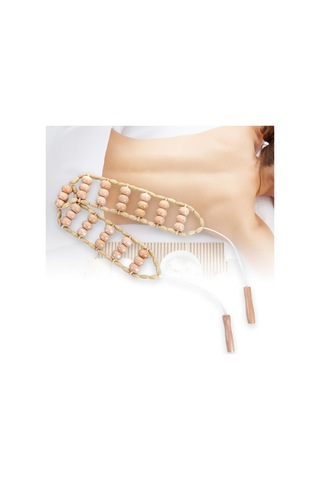 Arka Masaj Silindir Ipi Aracı Ahşap Taşınabilir El Haddeleme Jymj3a Çok Renkli