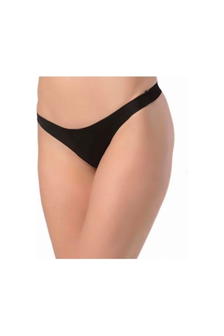Bonbonetti Lazer Kesim Tanga Kulot Beyaz-Siyah-Ten Kadın Külot Çok Renkli