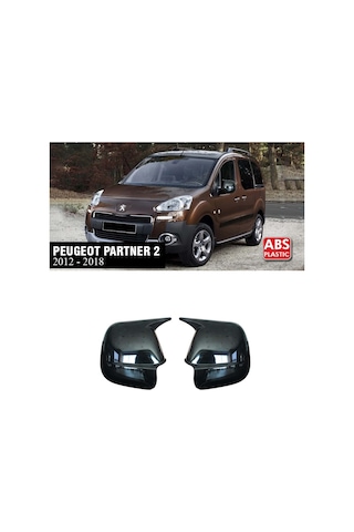 Peugeot Partner 2 Batman Yarasa Ayna Kapağı Piona Black Abs 2012-2018