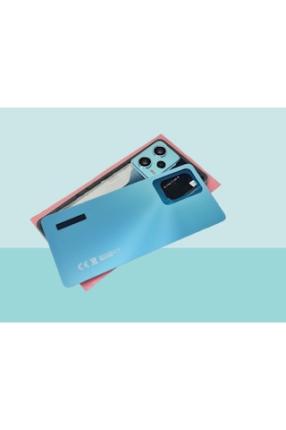 Xiaomi Redmi Note 12 Pro -5g- Uyumlu Full Kasa Arka Kapak Batarya Kapağı - Mavi Çok Renkli