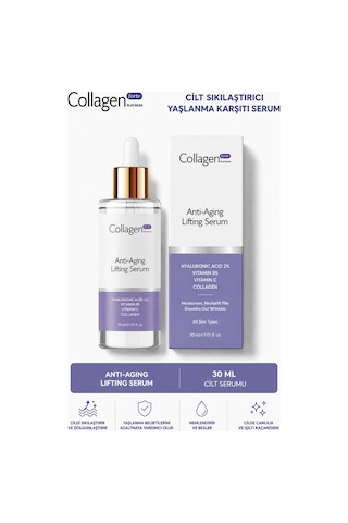 Collagen Forte Platinum Hyaluronik Asit Sıkılaştırıcı Serum 30 ML