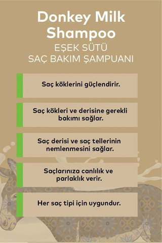 Maia Mc Eşek Sütü Saç Bakım Şampuanı 2 x 400 ML