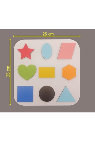 Şekiller Puzzle Ahşap