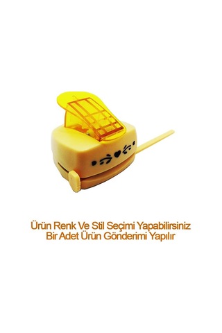 Bu-bu Şekilli Kenar Delgeç Çok Renkli