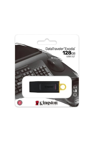 Kingston 128GB USB3.2 DataTrvEx USB Bellek DTX/128GB