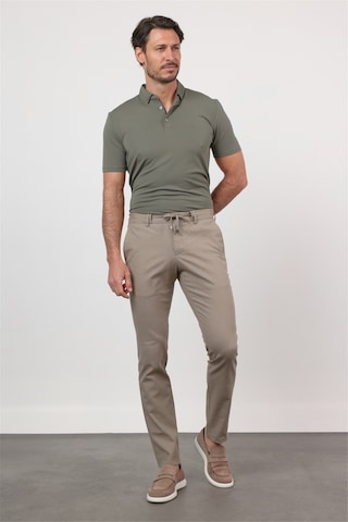 İmza Vizon Yan Cep Keten Slim Fit Keten Karışımlı Jogger Pantolon 1003260169