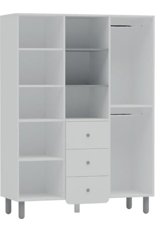 Meltem Kids Sweet Two Bear Bebek Ve Çocuk Odası Raflı İki Kapılı Dolap Two Bear