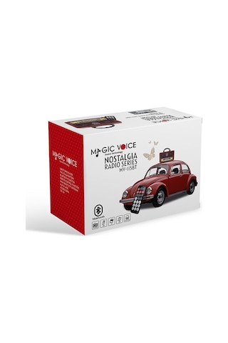 Magıcvoıce MV-115BT USB/SD/FM/Bluetooth Destekli Nostaljik Radyo