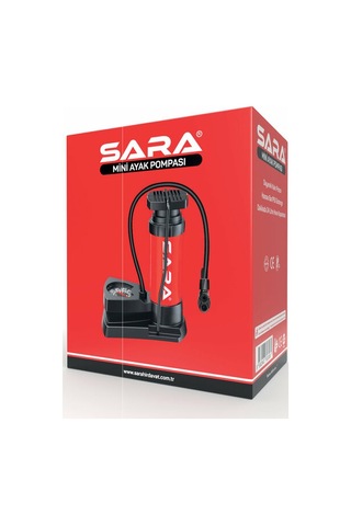 Sara S653 Saatli Dikey Mini Ayak Pompası