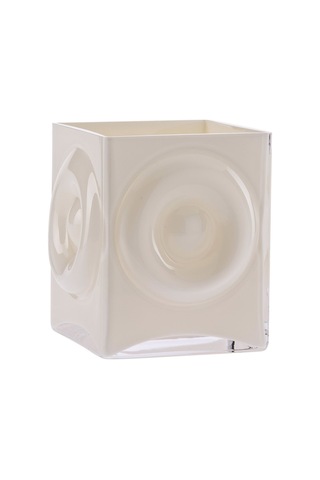 Pasabahce Chicago Vazo 18 Cm Opal Krem