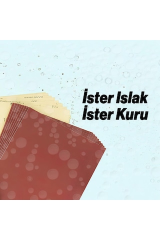 30'lu Set El Su Zımparası Kağıdı Far Temizleme Parlatma Seti 2500-2000-1500-1000-500 Kum
