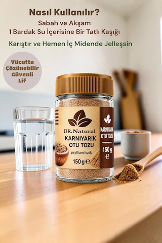 Karnıyarık Otu Tozu Psyllium Husk 150 Gr 150 G