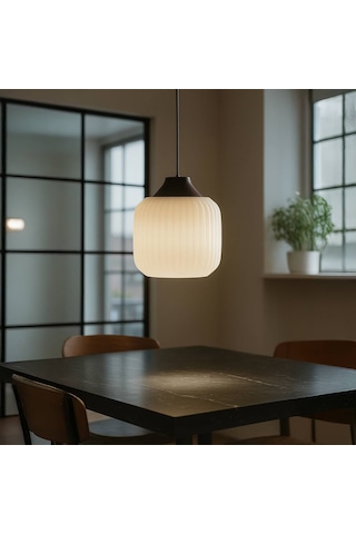 Vintage Stil Modern Dekoratif Tavan Lambası Beyaz
