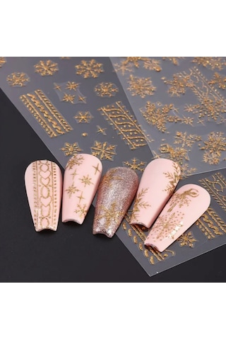 Nail Art Fantezi Slider Stiker Anime Ve Pop Art F-1000 Beyaz