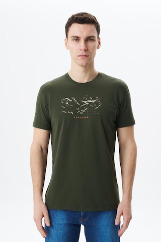 AR-MA Arma Erkek Regular Fit Baskılı Süprem Bisiklet Yaka Tişört Y29344453902 Haki