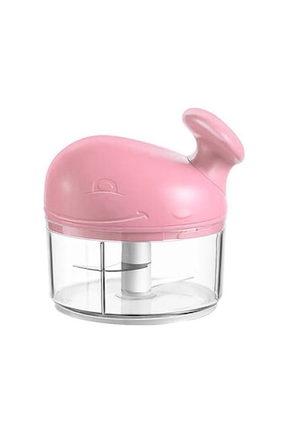 Pazly Cbtx Ev Mutfak Karikatür Balina Şekli El-çekti Mini Sarımsak Çektirme Çok Fonksiyonlu Acı Biber Kıyma Pembe Pembe