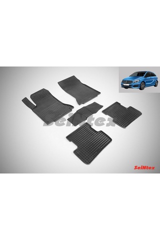Seintex Mercedes B Serisi W246 4d Havuzlu Kauçuk Paspas, 2011-201