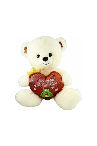 Pjh2323 Peluş Kalpli Ayı Love You 30 Cm
