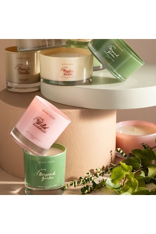 Mudo Home Wıld Sandal Ağacı Mum 200gr Pembe