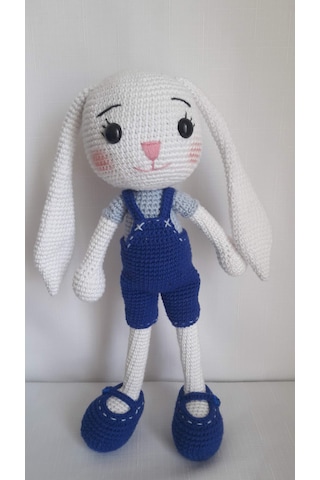 Amigurumi Mavi Tavşan Oyuncak