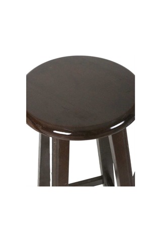 Yuvarlak Tabure Ceviz Renk 70 CM Yükseklik