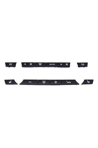 Bmw F10 Klima Tuşları 520 Tuş Takımı Klima Paneli Tuşları 12 Adet