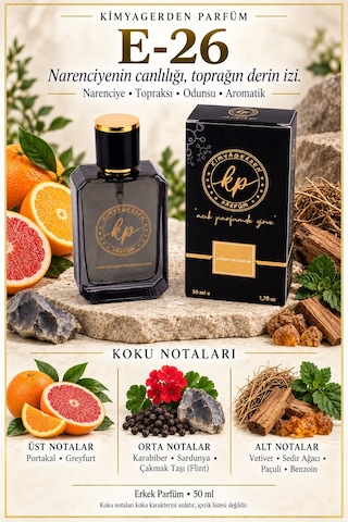 KP E-26 Erkek Parfüm EDP 50 ML